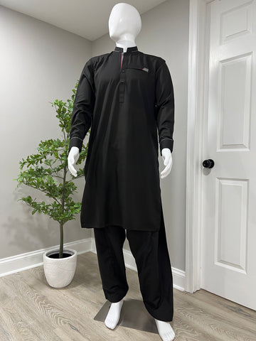 Baariq Metal Black Suits